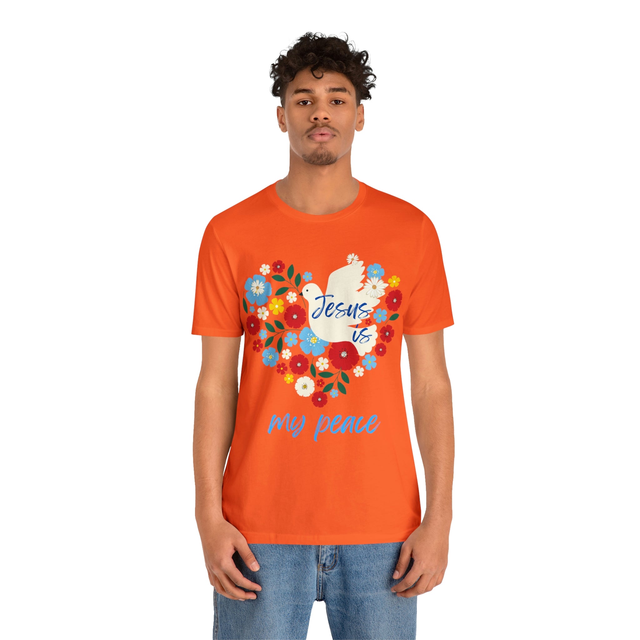 Jesus is my peace Unisex Jersey Short Sleeve Tee