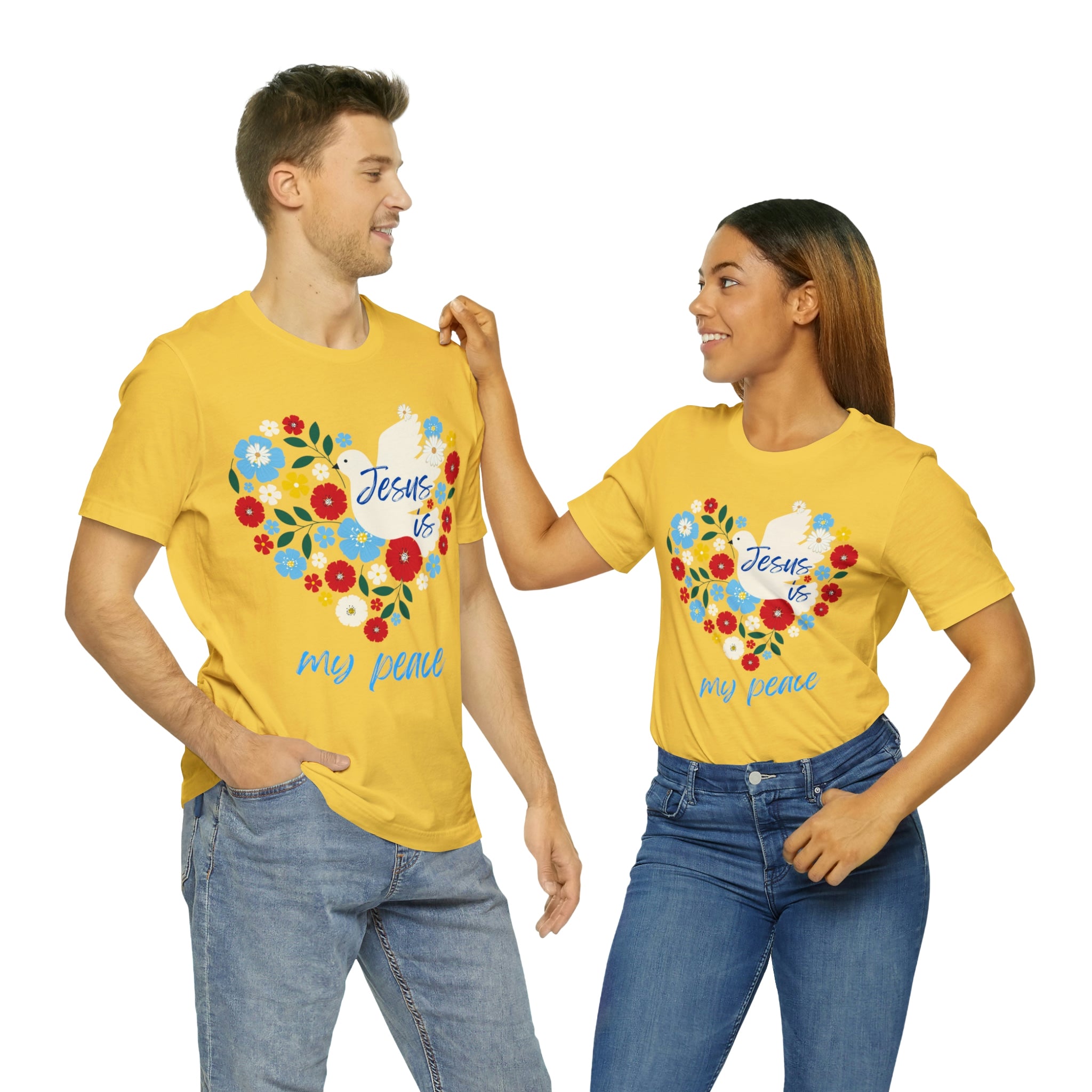 Jesus is my peace Unisex Jersey Short Sleeve Tee