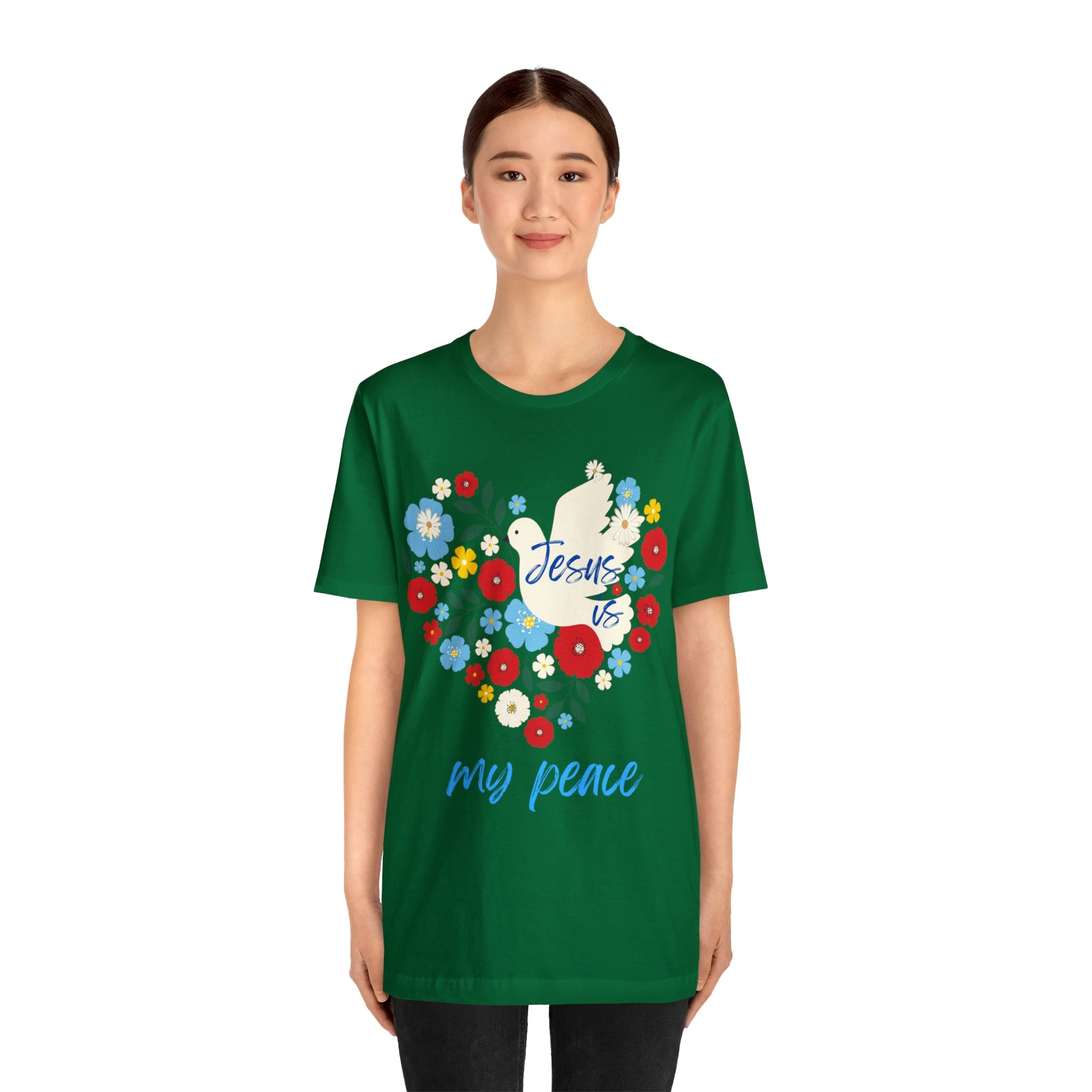 Jesus is my peace Unisex Jersey Short Sleeve Tee