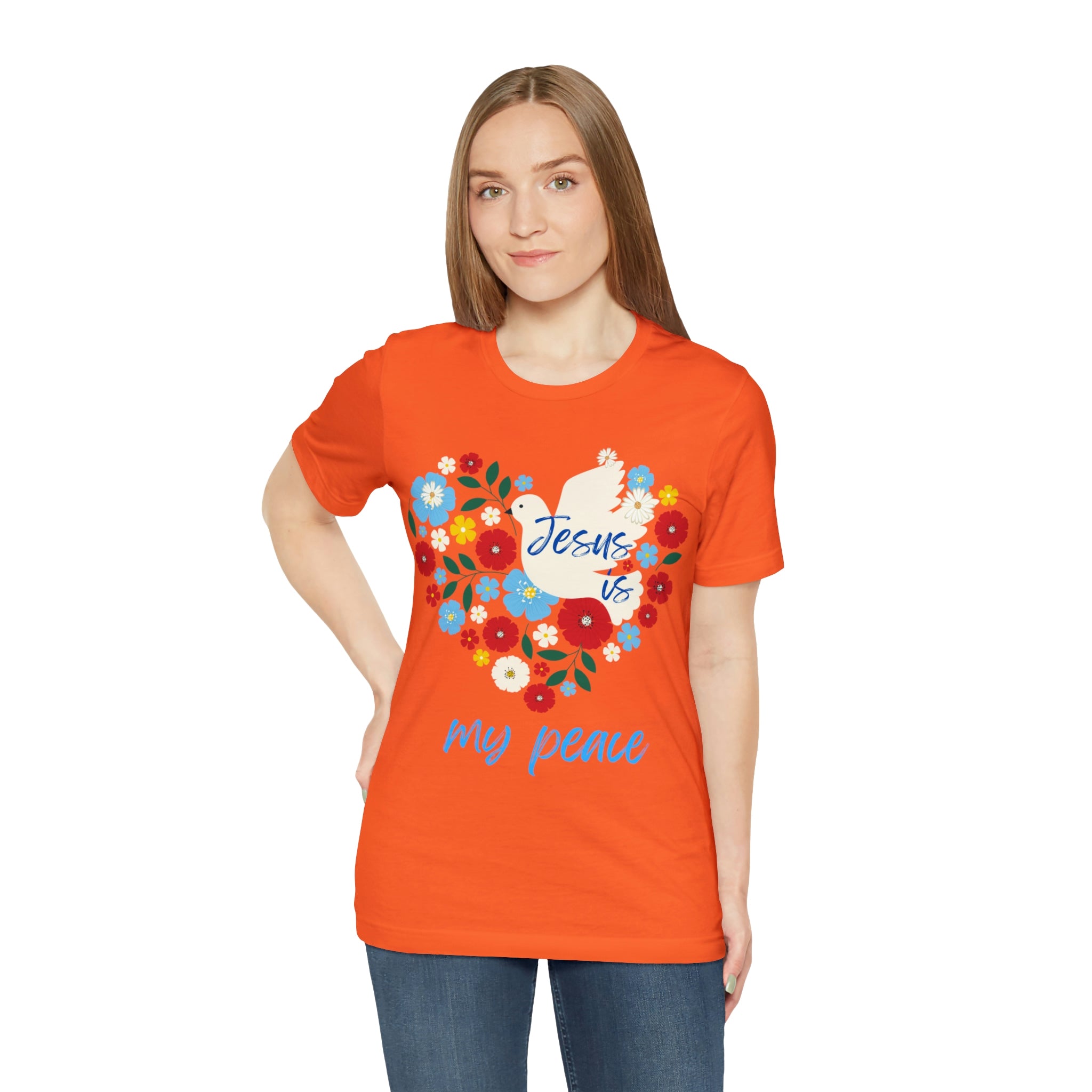 Jesus is my peace Unisex Jersey Short Sleeve Tee