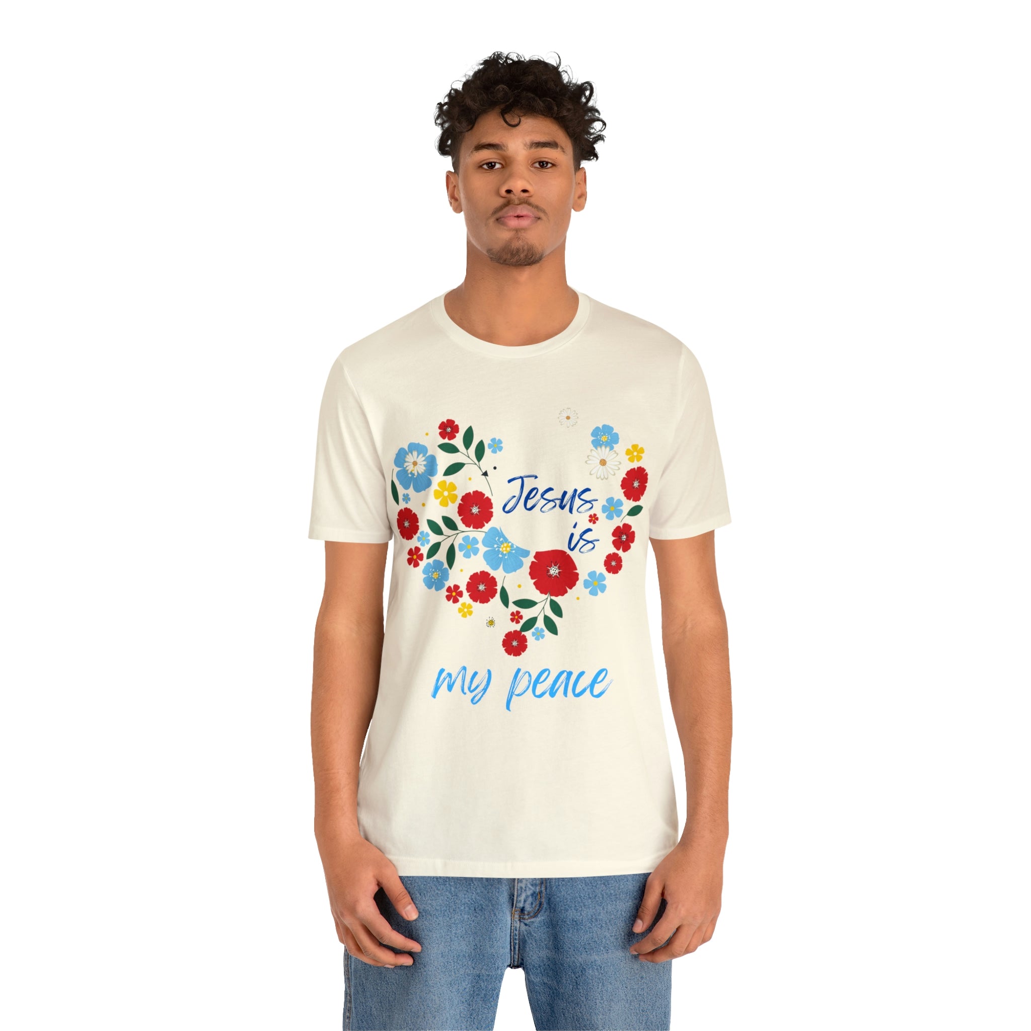 Jesus is my peace Unisex Jersey Short Sleeve Tee