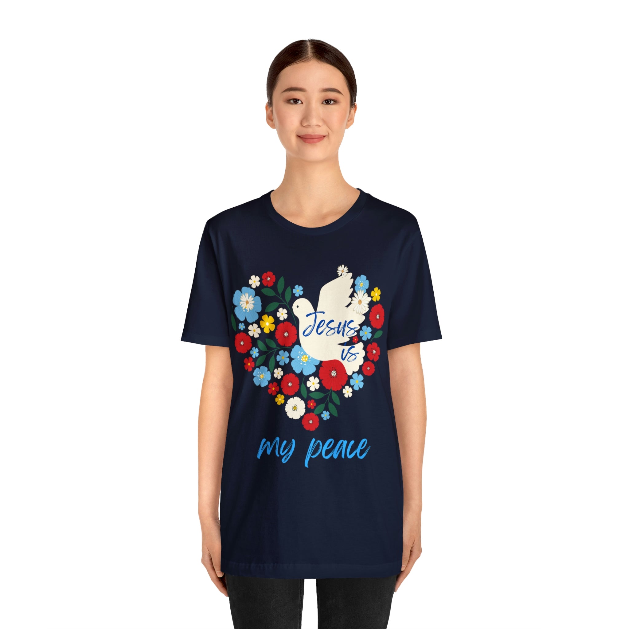 Jesus is my peace Unisex Jersey Short Sleeve Tee