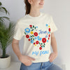 Jesus is my peace Unisex Jersey Short Sleeve Tee