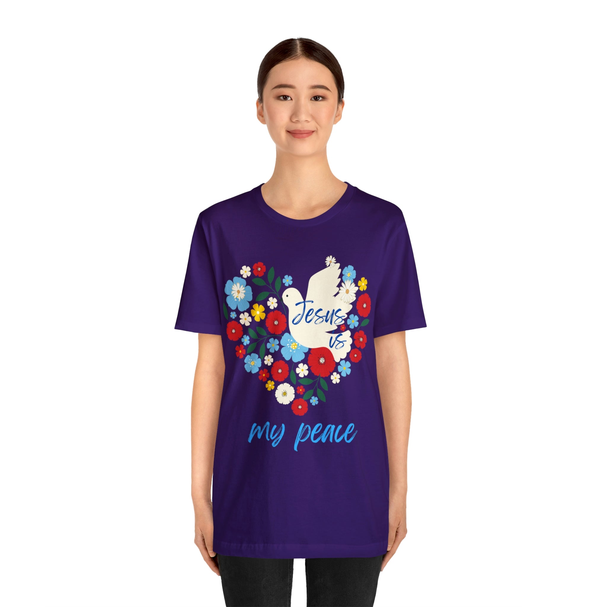 Jesus is my peace Unisex Jersey Short Sleeve Tee