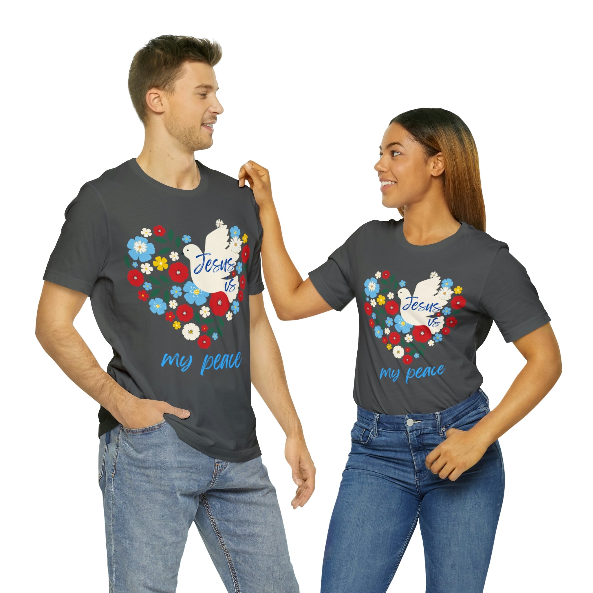 Jesus is my peace Unisex Jersey Short Sleeve Tee