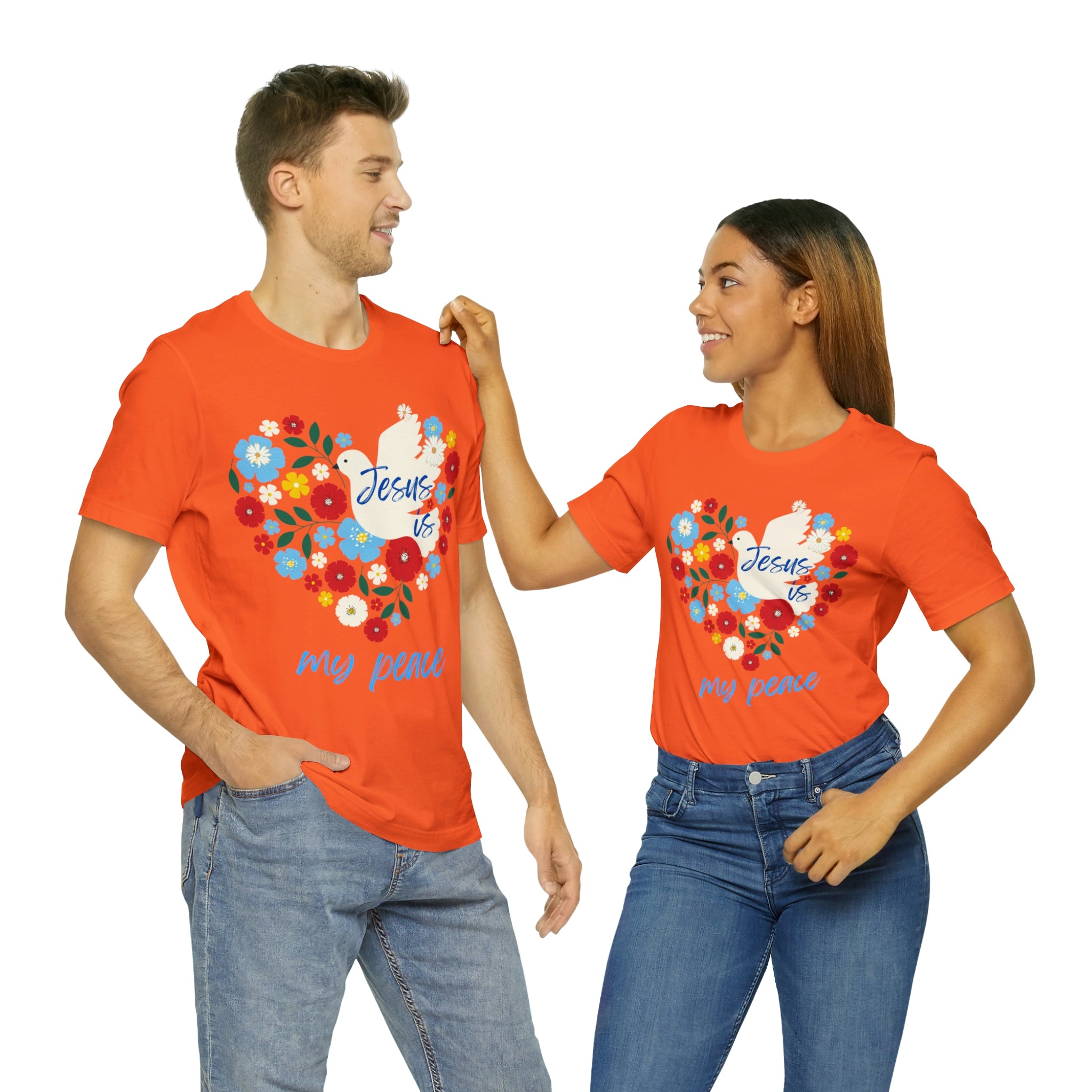 Jesus is my peace Unisex Jersey Short Sleeve Tee