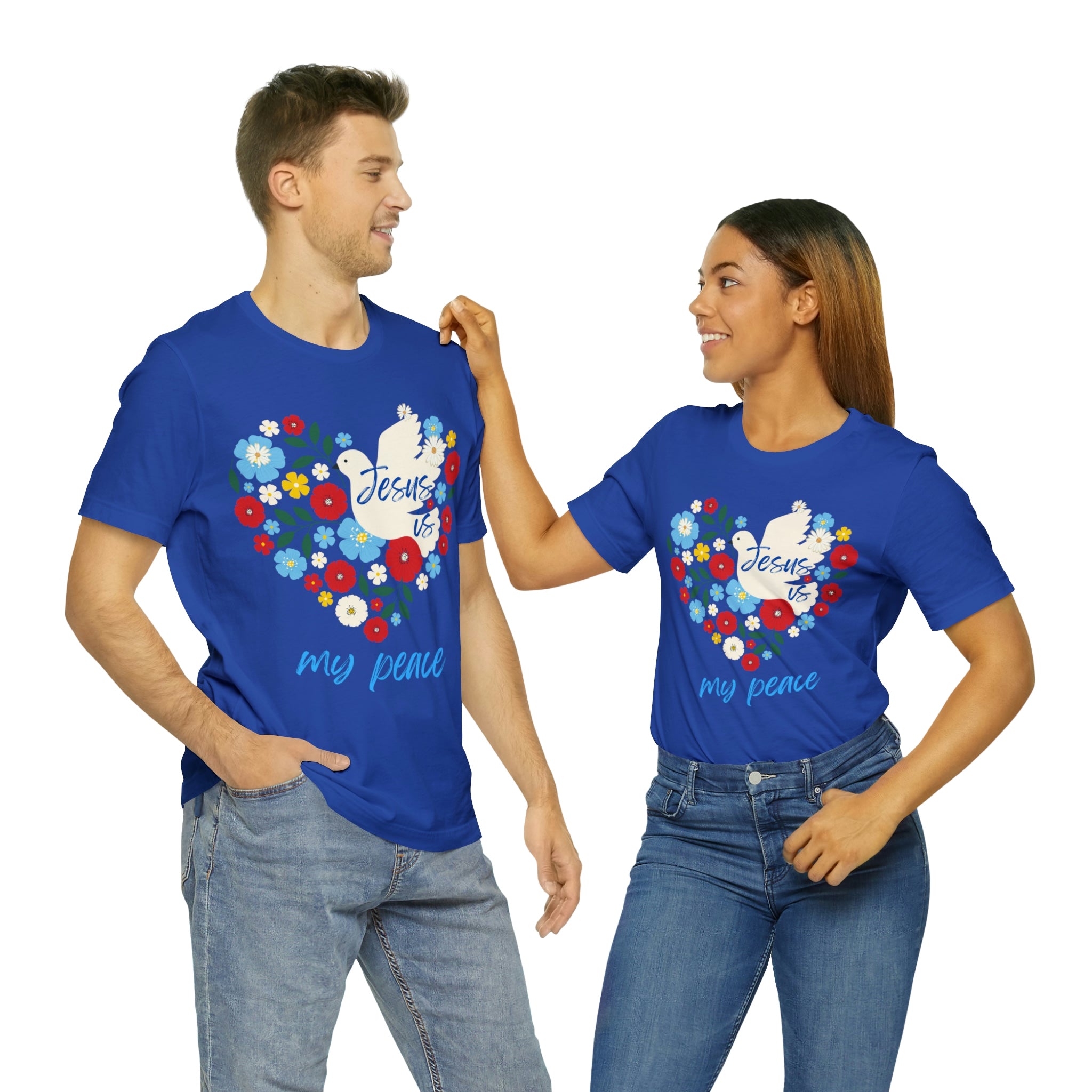 Jesus is my peace Unisex Jersey Short Sleeve Tee