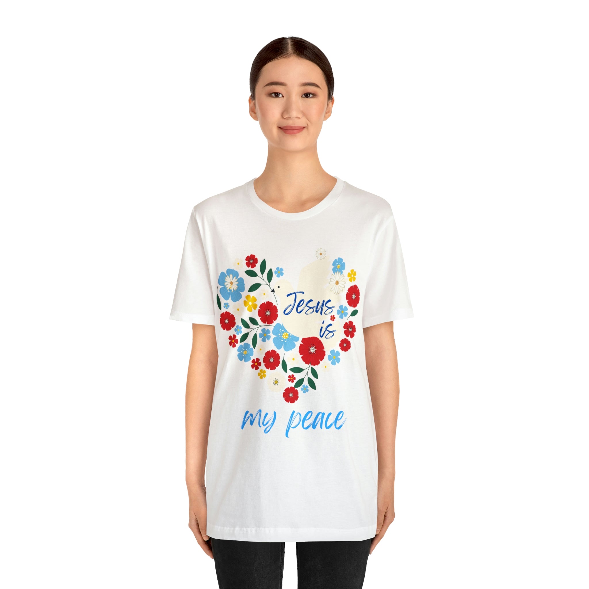 Jesus is my peace Unisex Jersey Short Sleeve Tee