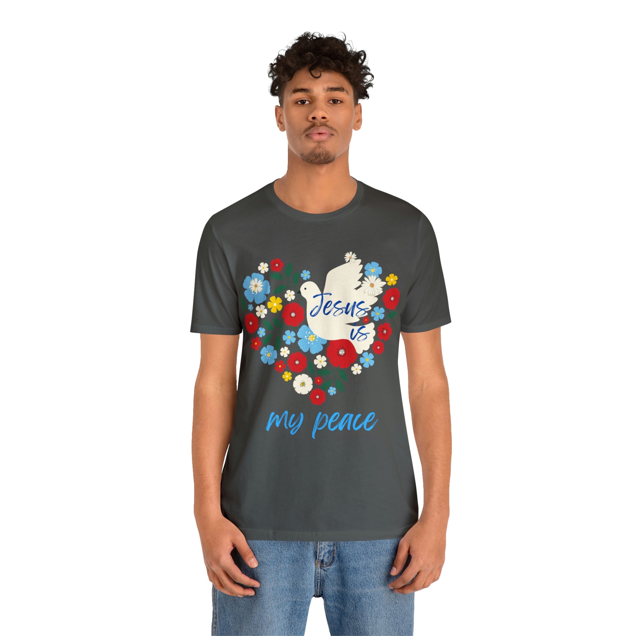 Jesus is my peace Unisex Jersey Short Sleeve Tee